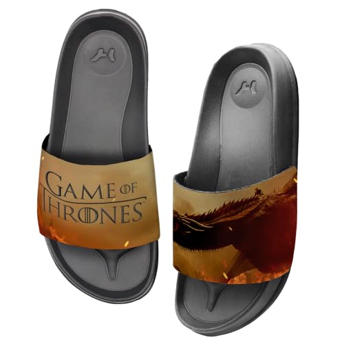 Popfunk Game of Thrones Targaryen Dragon Unisex Adult Slides Sandals Officially Licensed Hypd Slydr Switch™3