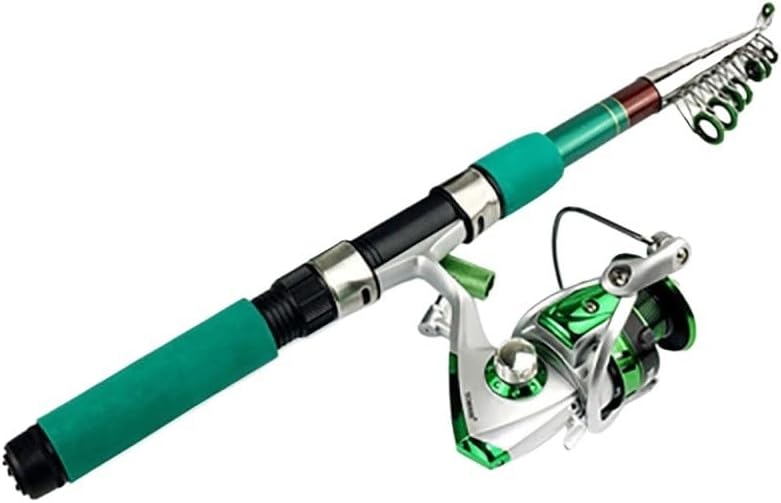 Fiberglass Sea Pole Remote Throw Rod Set Portable Fishing