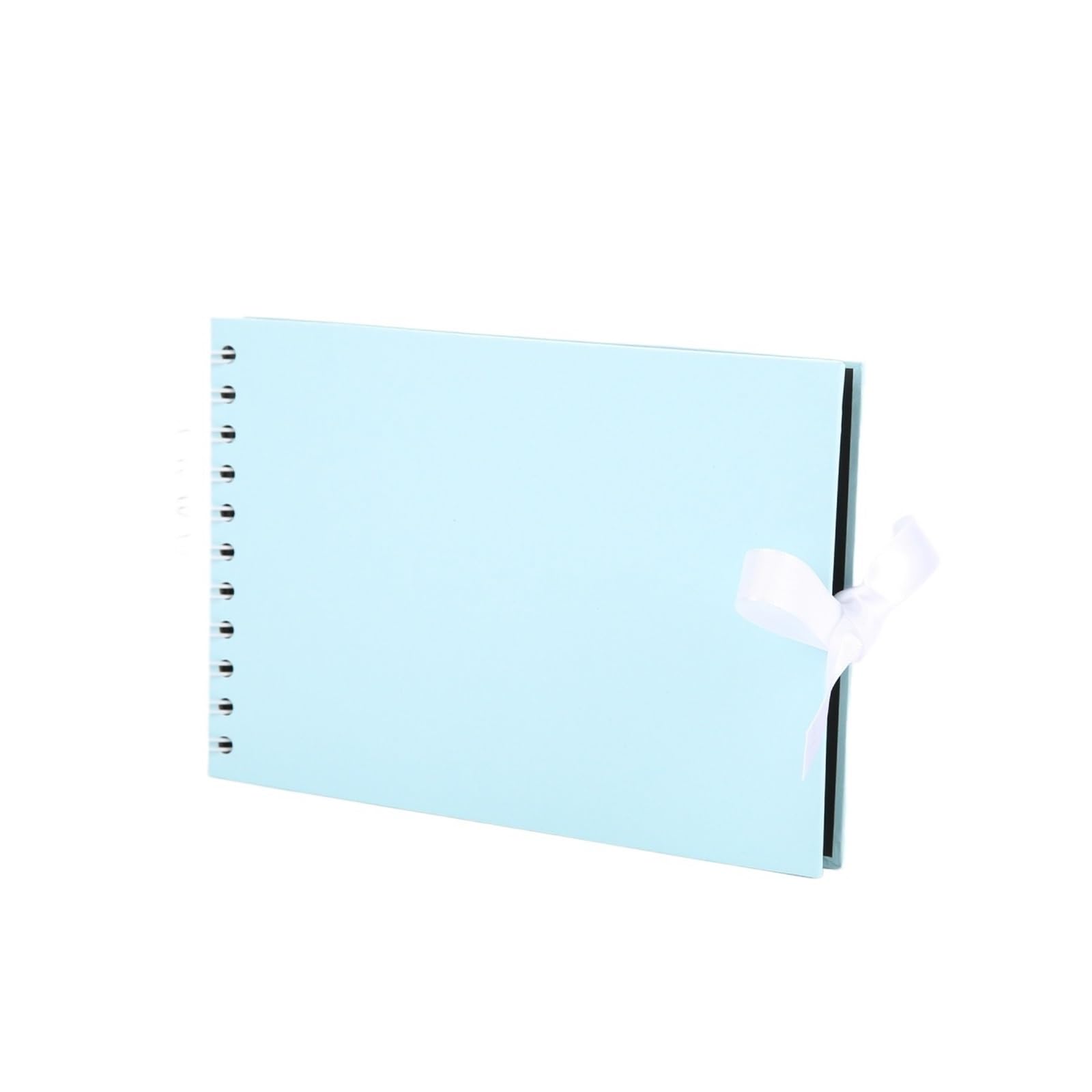 Album Photo Scrapbooking Album Photo de Scrapbooking A5 6 Pouces Accessoires de Livre d'or 60 Pages Noires Livre de Souvenirs de Scrapbooking(Blue)