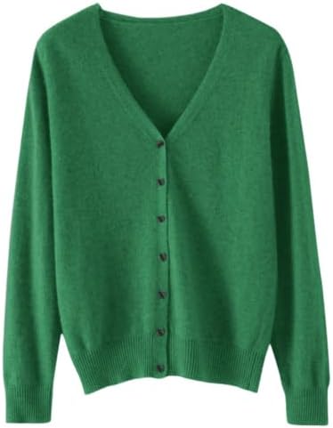 [ANGJ] カーディガン レディース Vネック ニット カシミヤタッチ 前開き 高伸縮 小顔 着痩せ 暖かい 冷房対策 羽織り 無地 コート カジュアル オフィス 通勤 日常