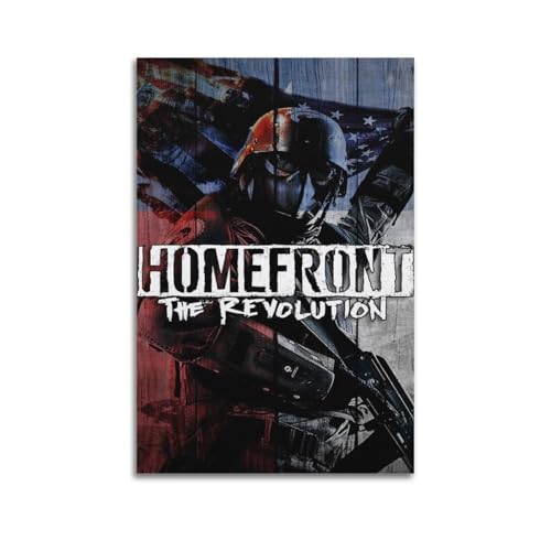 LXODGHE Homefront - Póster de videojuegos, 1 póster decorativo para pared, lienzo e impresión artística moderna para decoración de dormitorio familiar, 40 x 60 cm