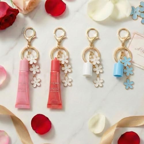 Amazon.co.jp: LUHOHI リップクリームキャップキーチェーン サマー