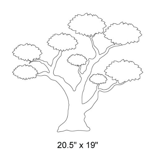 My Wonderful Walls Tree Stencil #TOP1