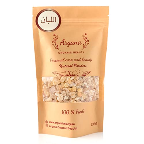 Frankincense Powder Luban 100G - For Anti-Aging and Skin Repairing - Premium Quality - مسحوق لبان الذكر الطبيعي 100 غرام لمكافحة الشيخوخة وإصلاح البشرة