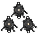 Wellsking 3 pcs 808656 491922 Fuel Pump for Briggs and Stratton 691034 Honda GX620 Cub Cadet LTX1046VT LTX1050VT John Deere LG808656 M145667 Kawasaki 49040-7001 Kohler 24 393 04-S Engine