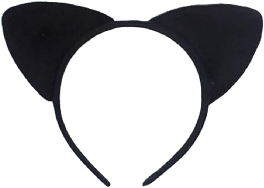 Halloween Costume Dress Up with Cat Headband + Tie + Tail + Tutu Dress Outfit for WomenGirls Halloween Christmas Cosplay Costume Role Play Stage Performance, Black, One Size - Image 3