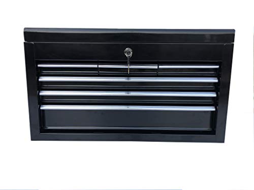 Workington Portable Metal Tool Chest With 6 Drawers, 24" 6-Drawer Tool Chest Cabinet With Ball Bearing Drawer Slides, Steel Tool Storage Box Organizer 4005 Black #TOP5