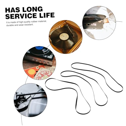 Remplacement pour lecteur vinyle avec ces 18 ceintures de caoutchouc souples noires - 3