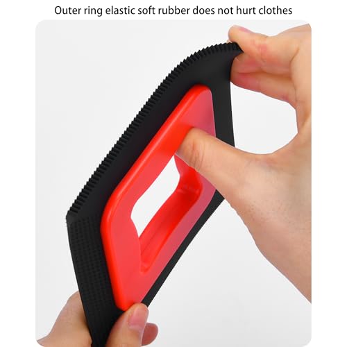 Image of Pet Hair Removal Tool,Cat Dog Hair Removal Tool for Car Interior, Couch, Furniture, Lint,Clothes, Carpet(Black)