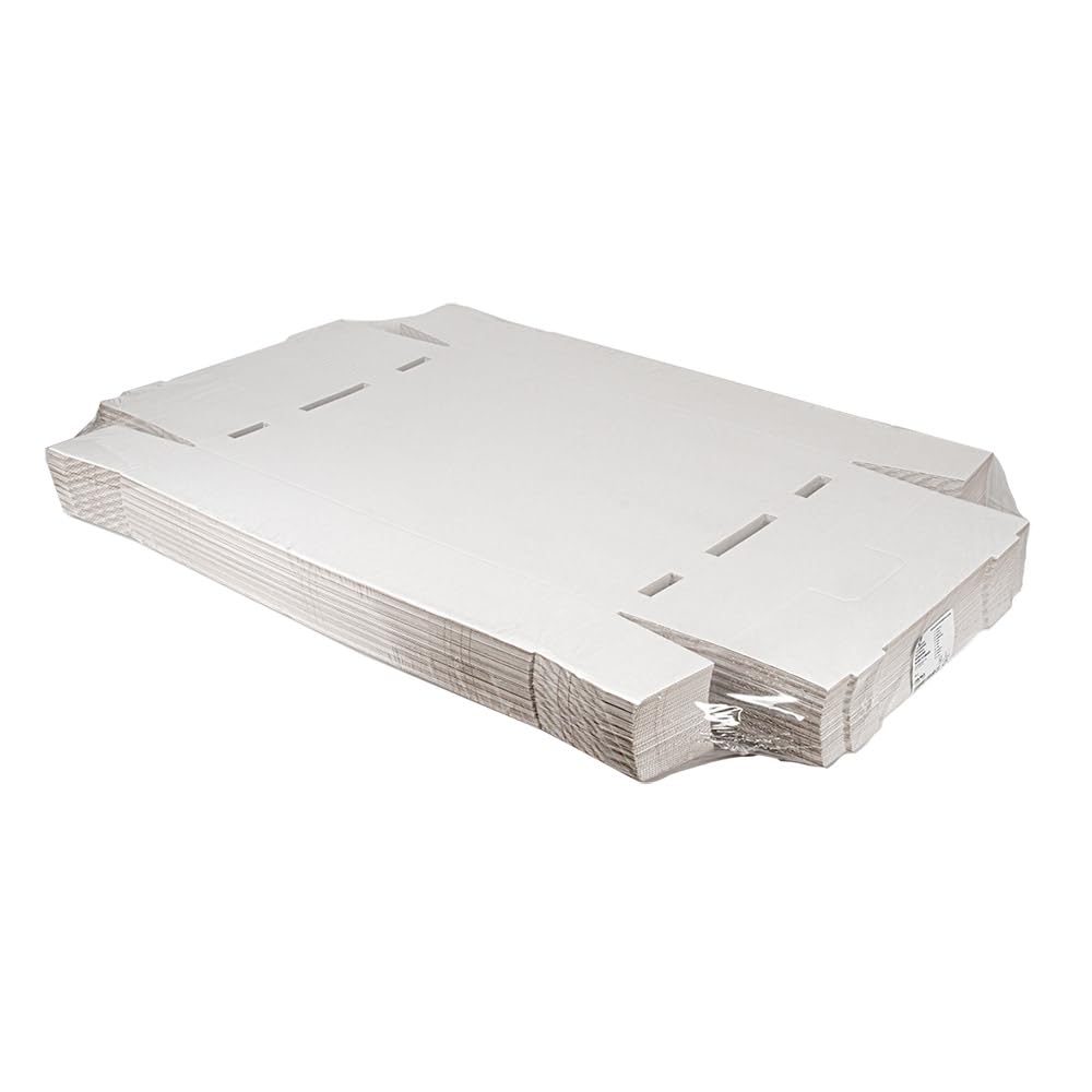 García de pou Plateaux Regrouper 54,5X38,5X9,5 Cm Blanc Carton - 50 unités