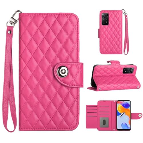 Miagon �E�H���b�g�P�[�X Xiaomi Redmi Note 11�p�A���X�g�X�g���b�v 7 �J�[�h�z���_�[�X���b�g TPU �����ی�J�o�[ �X�^���h PU���U�[ �t�H���I �t���b�v�P�[�X