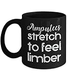 Leg Amputee Gifts Mug Arm Humor Products Accessories Veteran - Amputees Stretch To Feel Limber