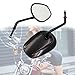HTTMT MT398-BK Black Rearview Shining Shining Mirrors Compatible with Harley Davidson FLSTC FXDB DYNA FXDF FLSTF 8mm