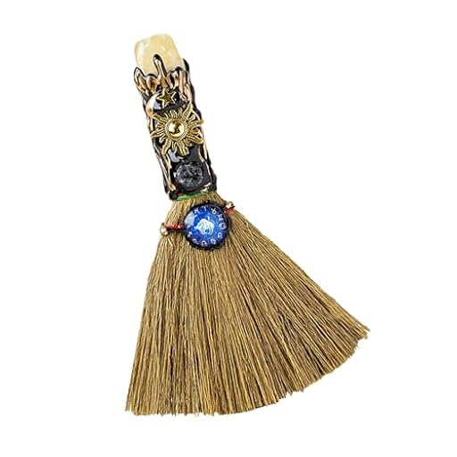 Escoba de Altar de Bruja de Cristal - Escoba Mágica Artesanal con Amatistas Naturales para Sanación, Grabada con Símbolos Zodiacales, Ideal para Meditación, Sanación y Yoga (Tauro/20 abr–20 May) | Ya disponible en tu tienda friki favorita! En mundofriki.es! Escoba de Altar de Bruja de Cristal - Escoba Mágica Artesanal con Amatistas Naturales para Sanación, Grabada con Símbolos Zodiacales, Ideal para Meditación, Sanación y Yoga (Tauro/20 abr–20 May) | Ya disponible en tu tienda friki favorita! En mundofriki.es!