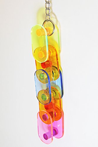 Prevue Pet Products Rainbow Acrylic Links Bird Toy #TOP17