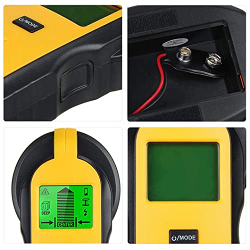 LCD-skärm Väggdetektor Trämetall Elektronisk Stud sensor strålfinnare 3 i 1 väggskanner, metalldetektor - Image 7
