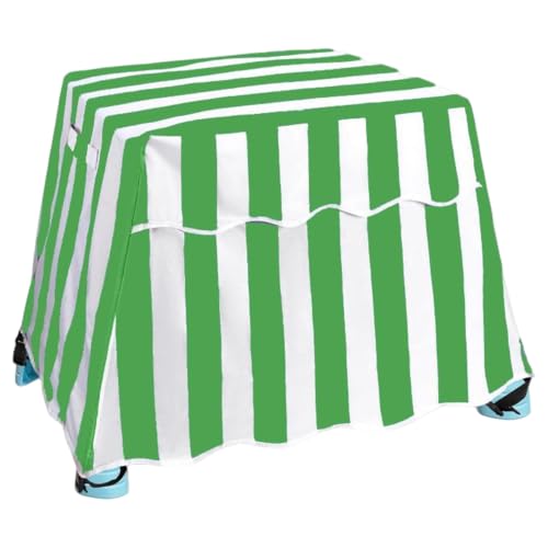 Cubierta para mesa freática de niños 37x22x25 con rayas verdes