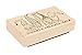 Produktbild Rayher Stempel Holz "Es wichtelt", 6 x 10 cm, Motivstempel Holz, Holzstempel, Weihnachtsstempel, Butterer Stempel, 29224000