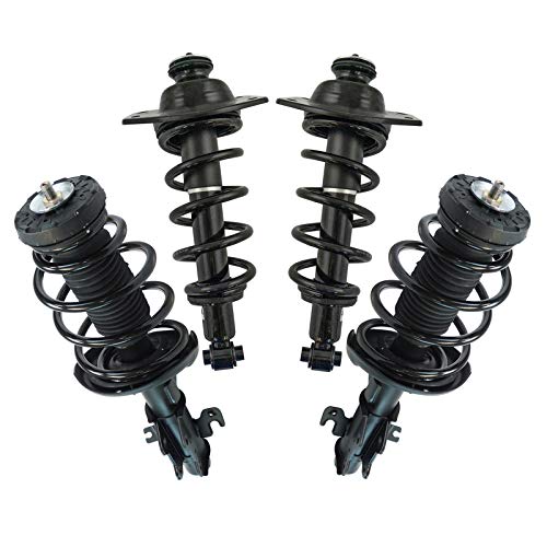 Image of TRQ Front and Rear Strut & Coil Spring Assembly Set Driver & Passenger Sides Compatible with 11-12 Chevrolet Camaro