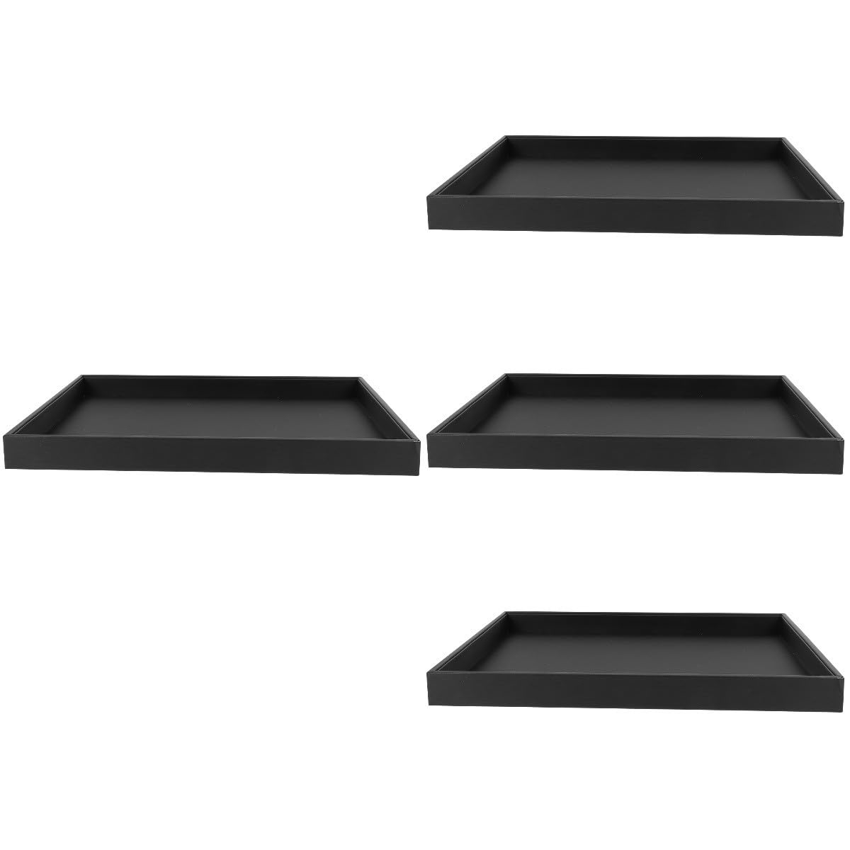 Toyvian Bandeja de Joyería Sencilla, Organizador Rectangular Minimalista