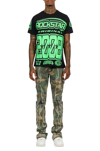 Men's Tachi Rhinestone Stacked Flare Jean