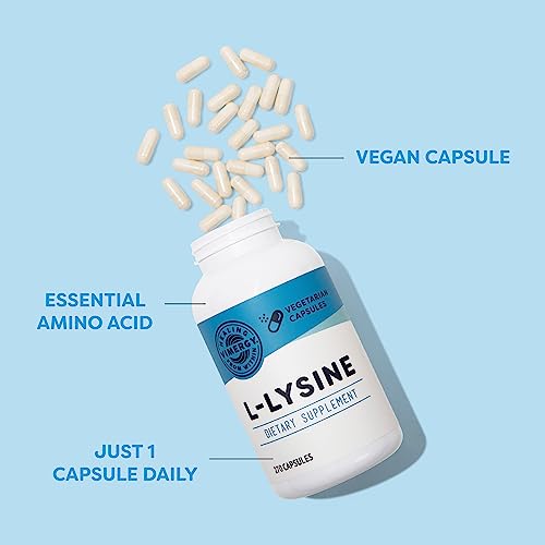 Image of Vimergy L-Lysine - Promotes Healthy Skin, Hair & Nails* - Supports Healthy Metabolism* - Vegan, Non-GMO & Gluten-Free - 270 Capsules (Pack of 2)