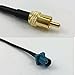 6 inch RG316 RCA Male to Fakra Neutral Male Pigtail Jumper RF coaxial Cable 50 ohm Quick USA Shipping