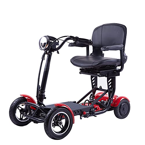 Darkshadows by MaritSA - Foldable 4 Wheel Mobility Scooter for Seniors. Long Range Battery 15.6AH-25 Mile Range (Model6) - Thumbnail 7