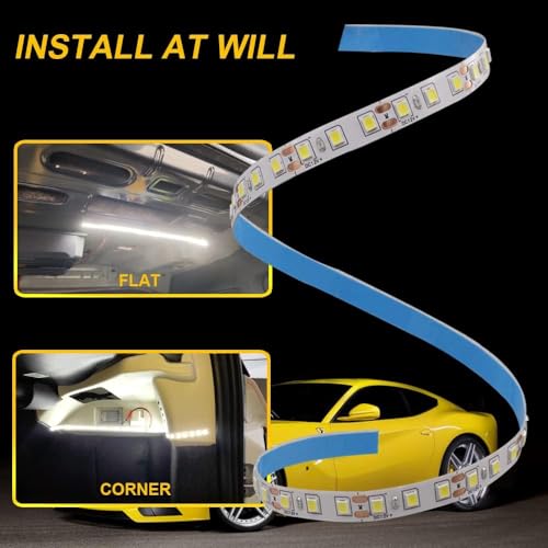 Tira LED para Auto 40" Iluminación Blanca Universal miniatura 3