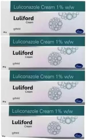 Luliford Anti- Fungal Cream Pack of 4 (each 20gm) Creams, Gels