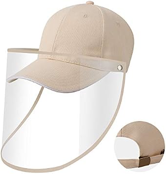 Azly Face Shield Hat, Sheild Removable 