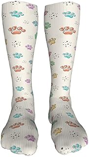 702 Unisex Sports Socks Dog Paw Cute Socks Eco Friendly Men’S Socks Nonslip Walking Socks For Baseball Outdoor 50Cm