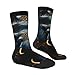 XZDWPY Eerie Elephant Unisex Mid-Calf Socks 2 Black-1 Polyester Skin-Friendly Moisture-Wicking Fashionable Crew Socks