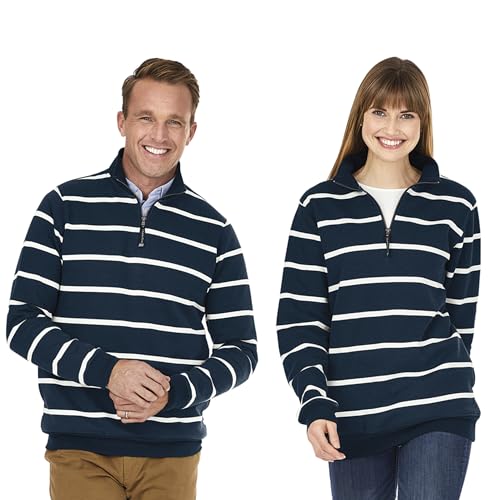 Image of Charles River Apparel Men's Crosswind Quarter Zip Sweatshirt