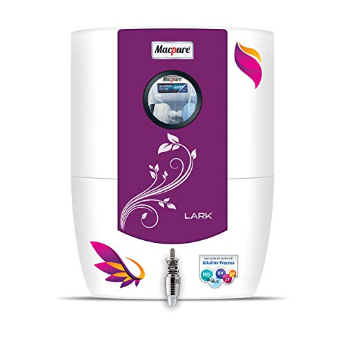 Lark | 13 - litres|TDS Adjuster | Wall Mounted Electric Water Purifier + 1 Prefilter (Pre - Filtration + Alkaline + RO + UF + UV + TDS)