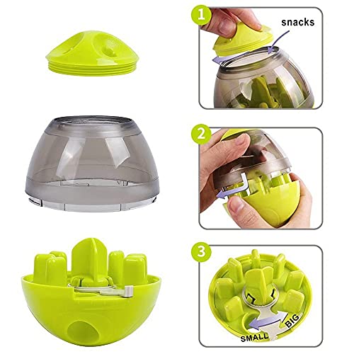 Brinquedo Interativo Para Cães com Dispenser para Petisco e Ração Verde CBRN18192 - Commerce Brasil