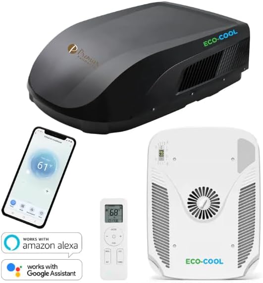 ECOCOOL RV Air Conditioner 15K BTU QUIET AC WITH HEAT