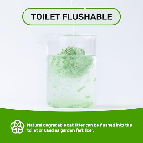 FUKUMARU Żwirek dla kota Tofu 5,4 kg - zbrylający się żwirek dla kota, o zapachu zielonej herbaty, bezpyłowy i łatwy do zbrylania, jednorazowy do toalety