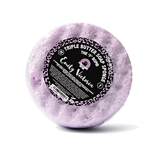 Éponge triple beurre parfum floral oriental Emily Victoria soin corporel nourrissant 200 g