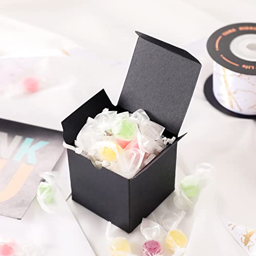 Jinming 25 Small Gift Boxes 2X2X2 Inches, Gift Boxes With Lids, Matte Black Gift Boxes Bulks For Cupcake, Candy, Birthday, Groomsman Proposal Boxes For Light Gifts #TOP1