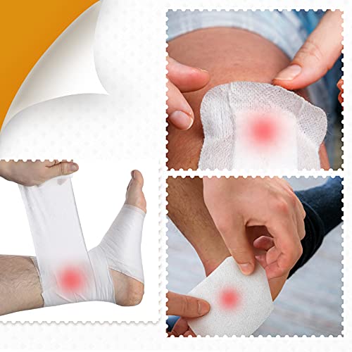 Image of Nuanchu 2 Rolls Non-Woven Cover Roll Stretch Tape 6 in X 10.94 Yard
