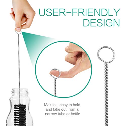 ORIA-Cleaning-Brush-Set-Bottle-Brush-Cleaner-98-inch-Tube-Brushes-Water-Bottle-Cleaning-Brush-Kitchen-Wire-Scrub-Set-for-Lab-Clean-Drinking-Straw-Wine-Bottle-Cup-Pipes-Keyboard-Set-of-10