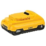 DEWALT 20V MAX* Battery, Compact, 4.0-Ah (DCB240)