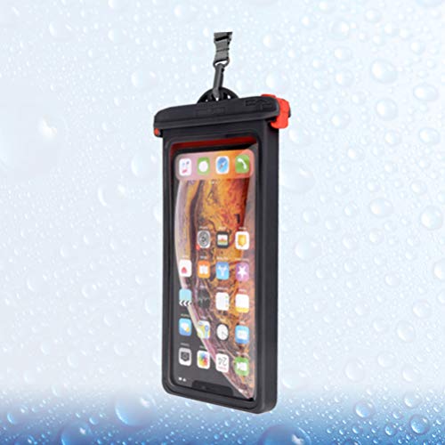 BESPORTBLE Capa universal à prova d'água para celular, bolsa seca para celular (preto)