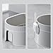 SJJALAKAJA High Fence Dog Litter Boxes Stainless Steel Mesh Frame Small Dog Toilet Urinal Dogs Potty Pet Dog Litter Pan Not Easy to Deform Easy to Clean Large Space for Dog Litter 61x45×26centimetre