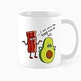 TAMDG GIFET , I Said You're the Good Kind of Fat - Avocado & Bacon Gifts Mug, AvocadoAnd Bacon Lover Gift, Unique gourmet for Christmas Mug