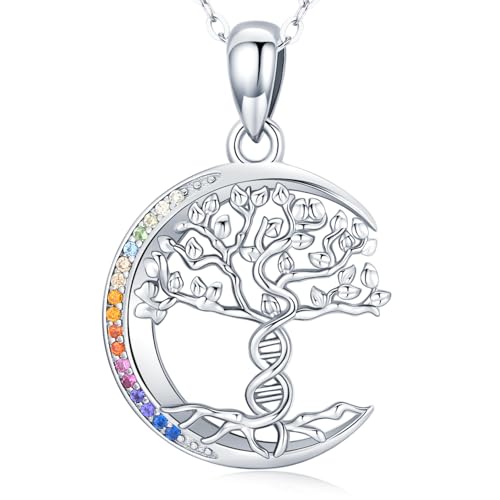 Collier Arbre de vie hypoallergénique en argent 925 anti-irritation pour peaux sensibles