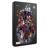 Seagate Game Drive for PS4, Marvel's Avengers Captain America, 2 TB - External Hard Drive, USB 3.0, compatible with PS4 and PS5 (STGD2000206)