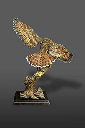 Life Size Magnificent Bronze Red-Tailed Hawk Sculpture By Barry Stein #TOP3