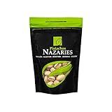  Pistachios Nazaries - Pistachos españoles, cuidadosamente seleccionados, tostados, crujientes y salados al gusto. (Envase de 8 bolsas de 120 g cada una).… (8x120g con sal)